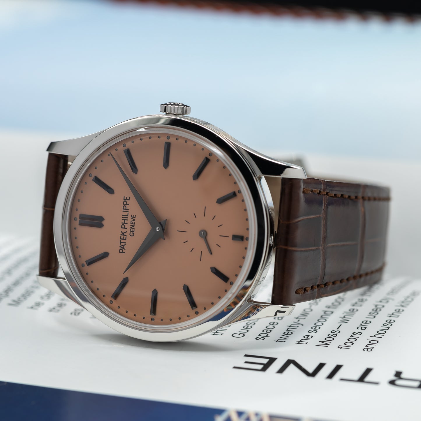 Patek Philippe Calatrava 6196P-001 — Platinum | Ref. 6196P-001 | Late 2025