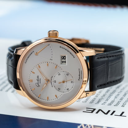 Glashütte Original PanoReserve — Red Gold | Silver Dial | Ref. 1-65-01-25-15-61 | 2026