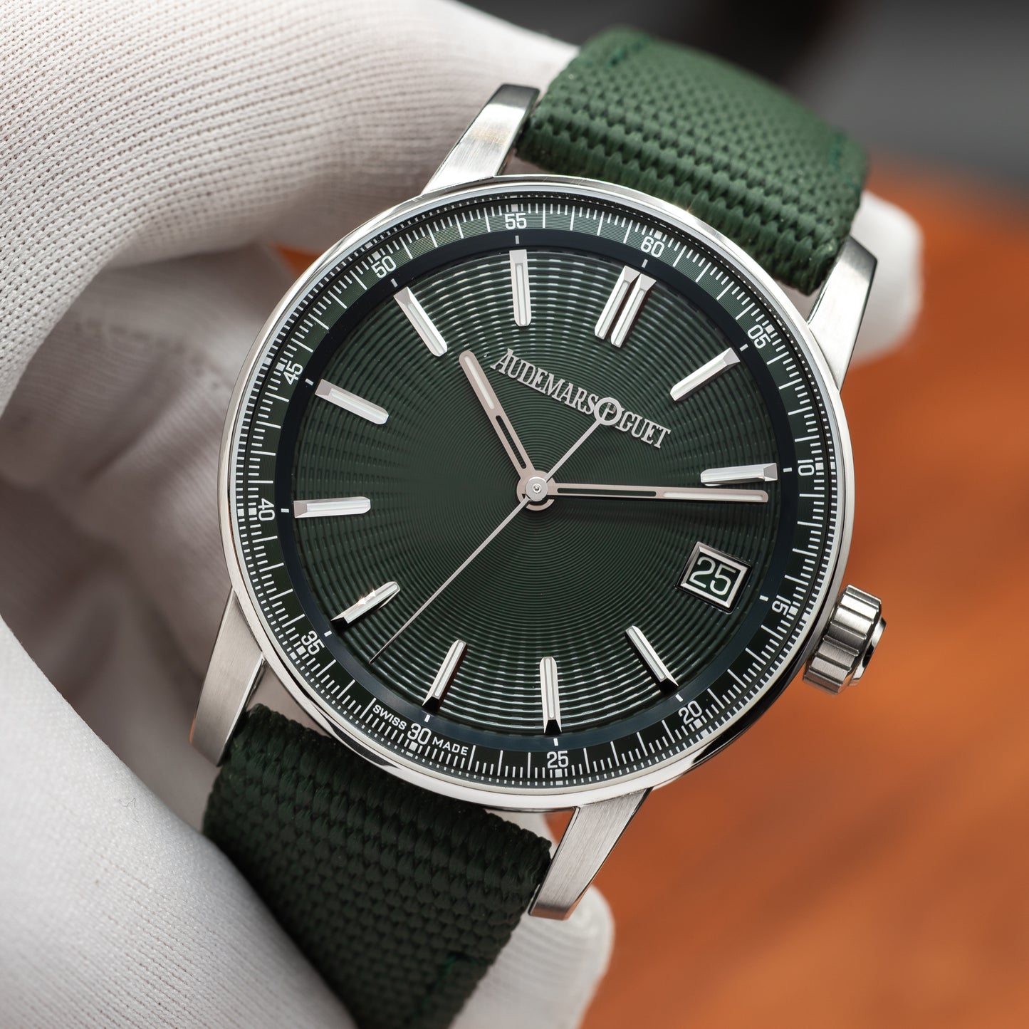 Audemars Piguet Code 11.59 Selfwinding — Stainless Steel | Green Dial | Ref. 15210ST.OO.A056KB.01 | 2025