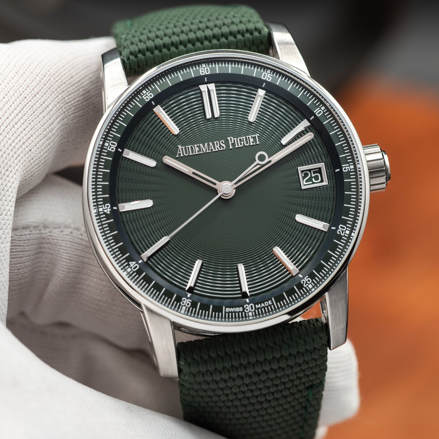 Audemars Piguet Code 11.59 Selfwinding — Stainless Steel | Green Dial | Ref. 15210ST.OO.A056KB.01 | 2025