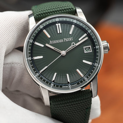 Audemars Piguet Code 11.59 Selfwinding — Stainless Steel | Green Dial | Ref. 15210ST.OO.A056KB.01 | 2025