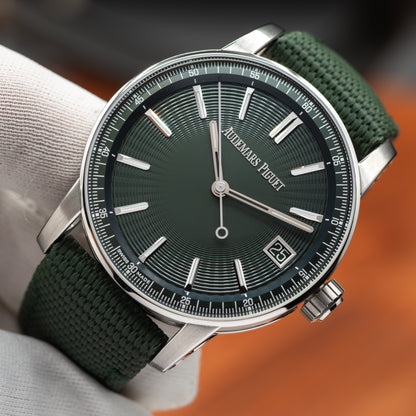 Audemars Piguet Code 11.59 Selfwinding — Stainless Steel | Green Dial | Ref. 15210ST.OO.A056KB.01 | 2025