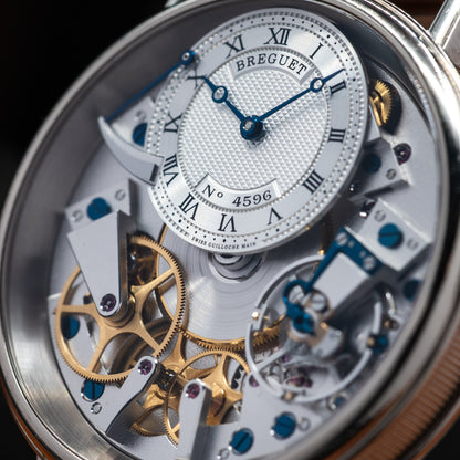 Breguet Tradition 7057 — 18K White Gold | Silver Guilloche Dial | Ref. 7057BB/11/9W6 | 2024