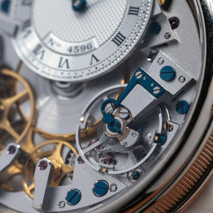 Breguet Tradition 7057 — 18K White Gold | Silver Guilloche Dial | Ref. 7057BB/11/9W6 | 2024