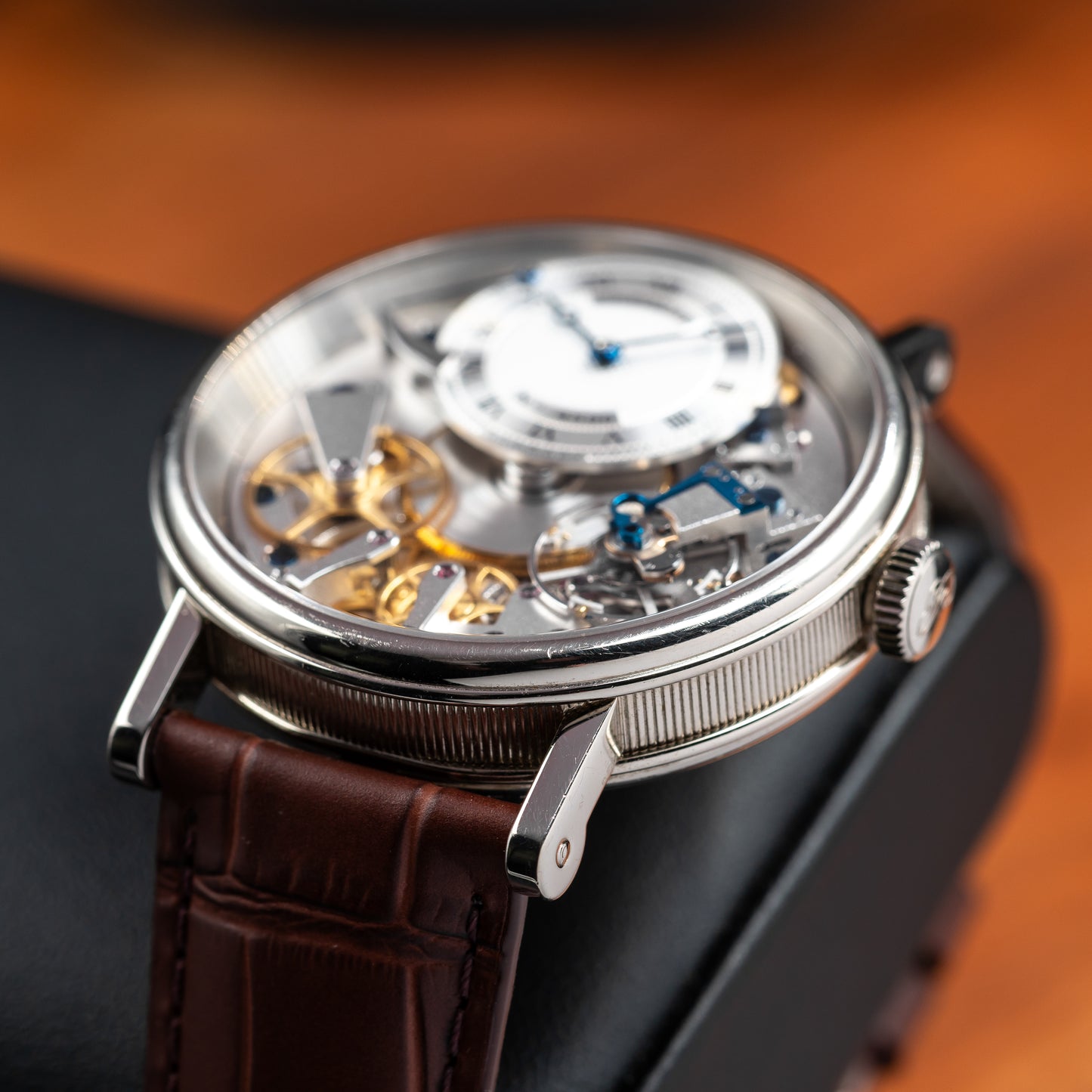 Breguet Tradition 7057 — 18K White Gold | Silver Guilloche Dial | Ref. 7057BB/11/9W6 | 2024