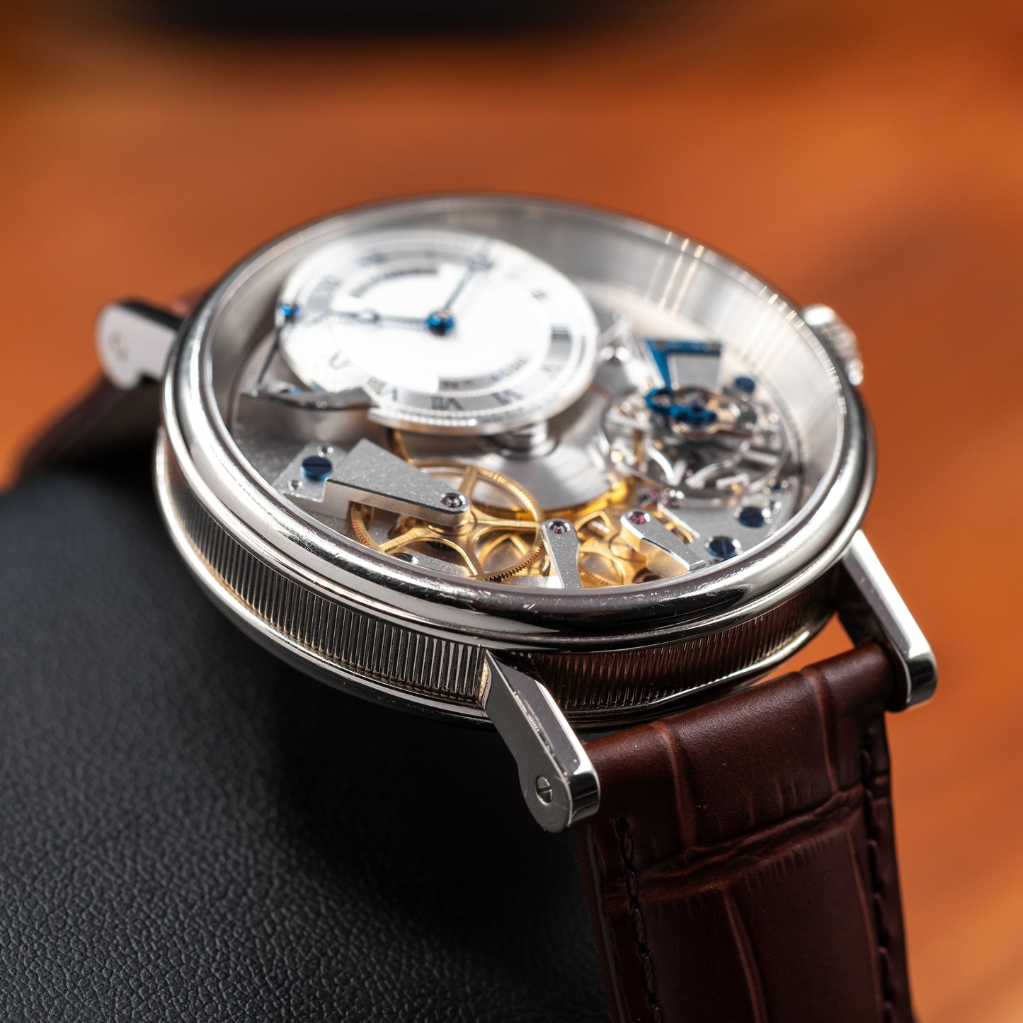 Breguet Tradition 7057 — 18K White Gold | Silver Guilloche Dial | Ref. 7057BB/11/9W6 | 2024