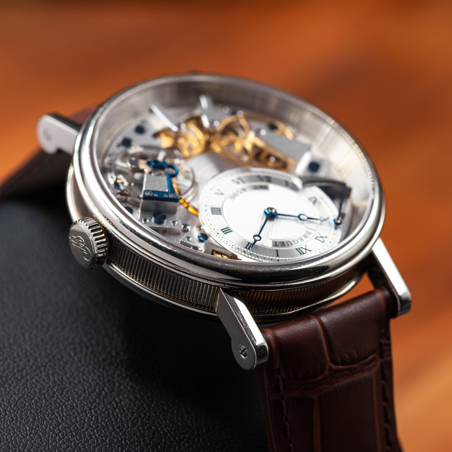 Breguet Tradition 7057 — 18K White Gold | Silver Guilloche Dial | Ref. 7057BB/11/9W6 | 2024