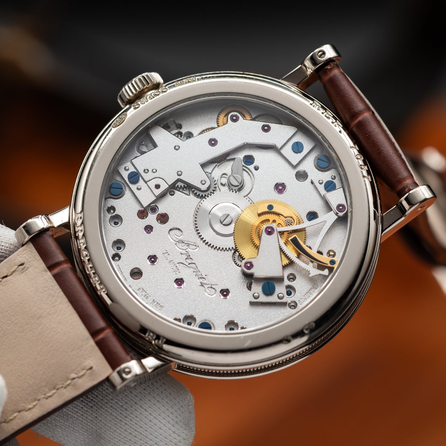 Breguet Tradition 7057 — 18K White Gold | Silver Guilloche Dial | Ref. 7057BB/11/9W6 | 2024