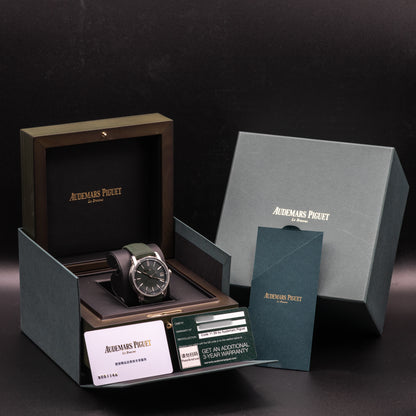 Audemars Piguet Code 11.59 Selfwinding — Stainless Steel | Green Dial | Ref. 15210ST.OO.A056KB.01 | 2025