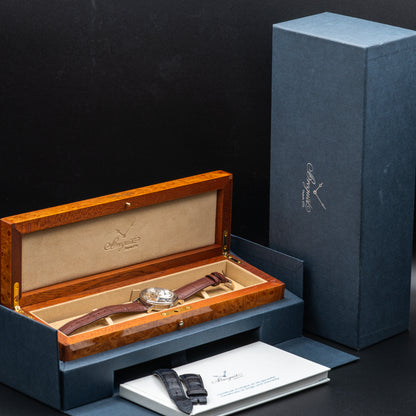 Breguet Tradition 7057 — 18K White Gold | Silver Guilloche Dial | Ref. 7057BB/11/9W6 | 2024