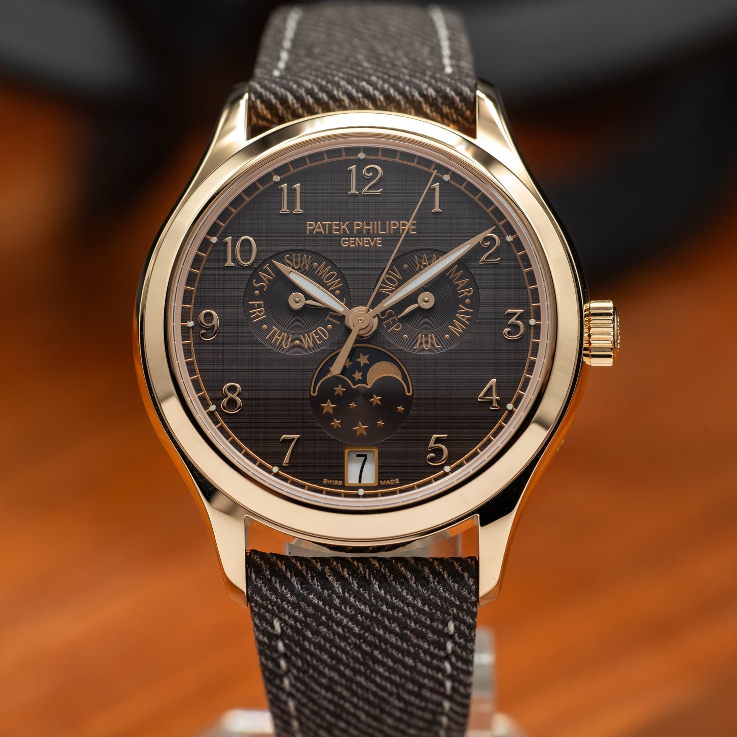 Patek Philippe Annual Calendar Moon Phase — Rose Gold | Chestnut Dial | Ref. 4946R-001 | 2026