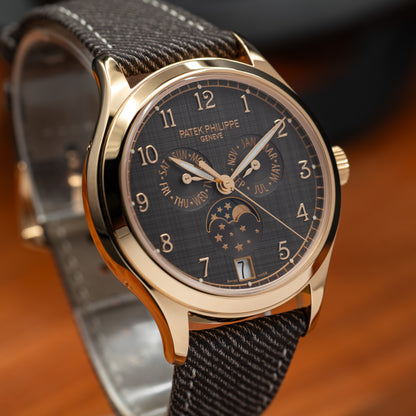 Patek Philippe Annual Calendar Moon Phase — Rose Gold | Chestnut Dial | Ref. 4946R-001 | 2026