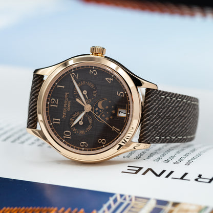 Patek Philippe Annual Calendar Moon Phase — Rose Gold | Chestnut Dial | Ref. 4946R-001 | 2026