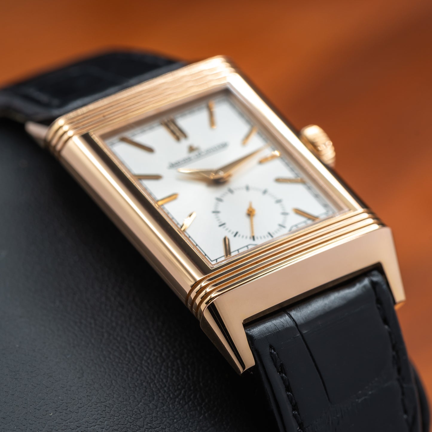 JLC Reverso Tribute Monoface Small Seconds — 18K Rose Gold | White Dial | Ref. Q7132521 | 2026