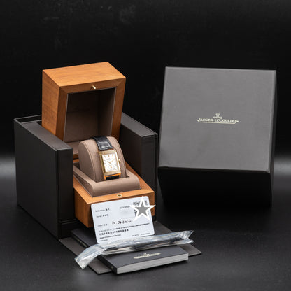 JLC Reverso Tribute Monoface Small Seconds — 18K Rose Gold | White Dial | Ref. Q7132521 | 2026