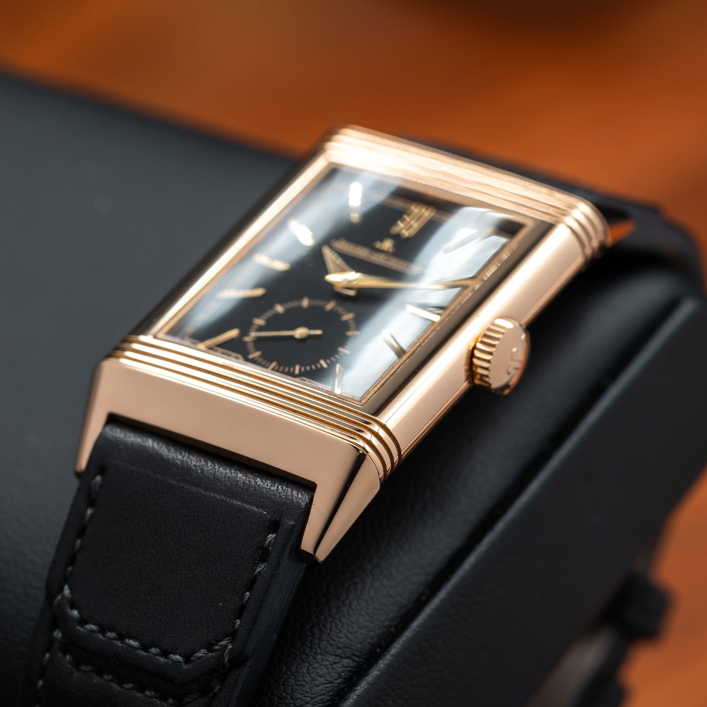 JLC Reverso Tribute Monoface Small Seconds — 18K Rose Gold | Black Dial | Ref. Q713257J | 2026