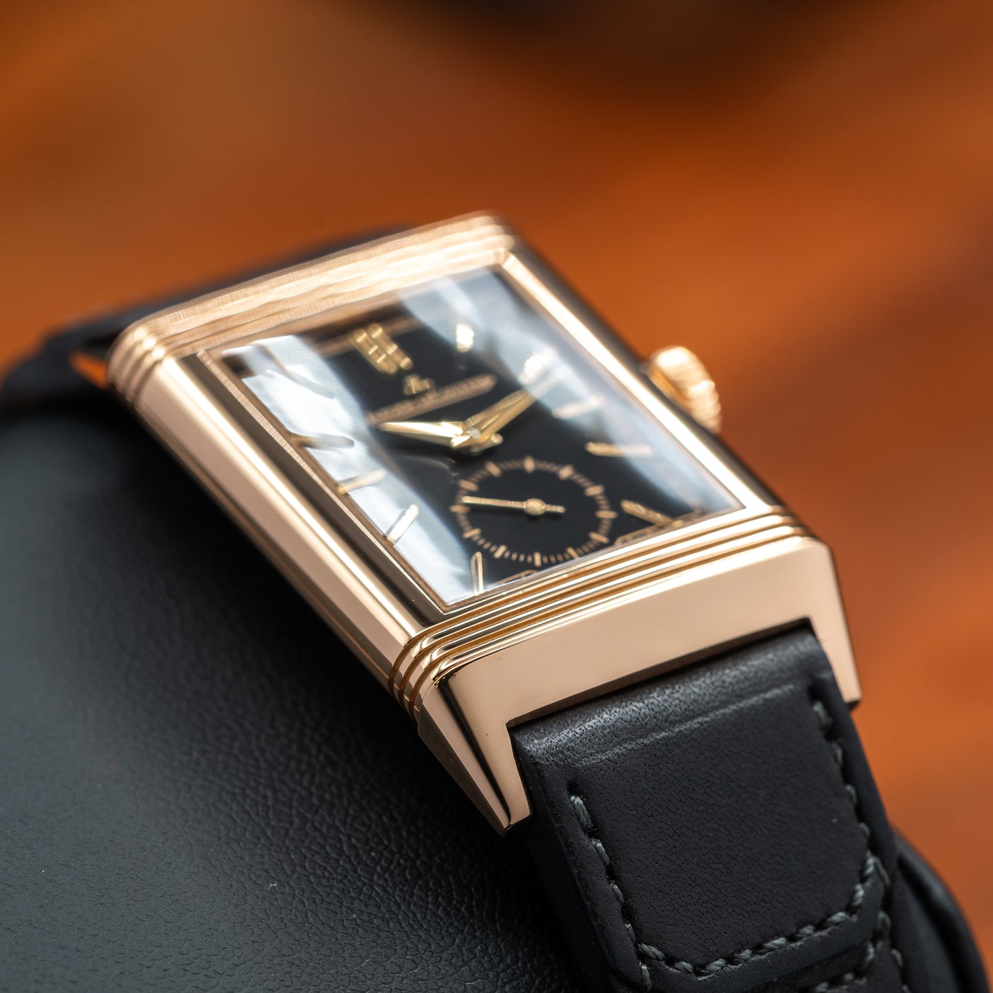 JLC Reverso Tribute Monoface Small Seconds — 18K Rose Gold | Black Dial | Ref. Q713257J | 2026