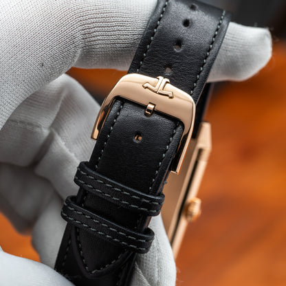 JLC Reverso Tribute Monoface Small Seconds — 18K Rose Gold | Black Dial | Ref. Q713257J | 2026