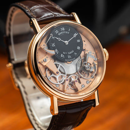 Breguet Tradition 7057 — Rose Gold | Black Guilloché Dial | Ref. 7057BR/G9/9W6 | 2024