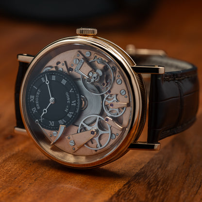 Breguet Tradition 7057 — Rose Gold | Black Guilloché Dial | Ref. 7057BR/G9/9W6 | 2024
