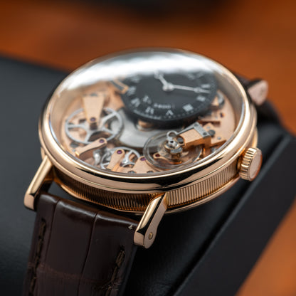 Breguet Tradition 7057 — Rose Gold | Black Guilloché Dial | Ref. 7057BR/G9/9W6 | 2024