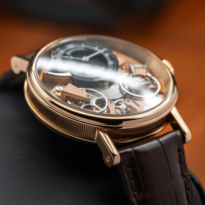 Breguet Tradition 7057 — Rose Gold | Black Guilloché Dial | Ref. 7057BR/G9/9W6 | 2024