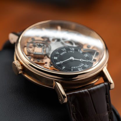 Breguet Tradition 7057 — Rose Gold | Black Guilloché Dial | Ref. 7057BR/G9/9W6 | 2024