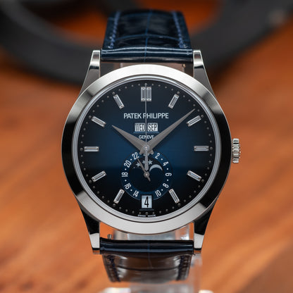 Patek Philippe Annual Calendar Moon Phase — White Gold | Blue Dial | Ref. 5396G-017 | Brand New | 2026