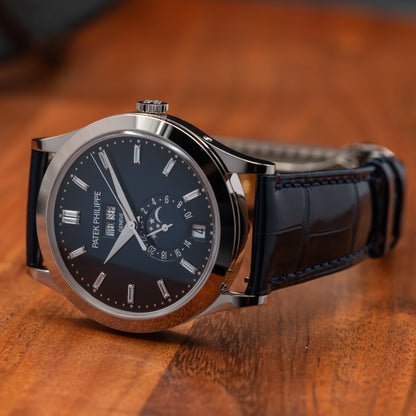 Patek Philippe Annual Calendar Moon Phase — White Gold | Blue Dial | Ref. 5396G-017 | Brand New | 2026