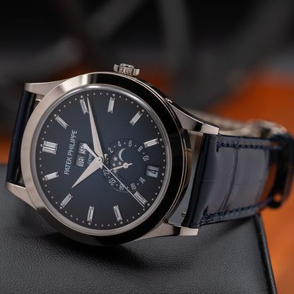 Patek Philippe Annual Calendar Moon Phase — White Gold | Blue Dial | Ref. 5396G-017 | Brand New | 2026