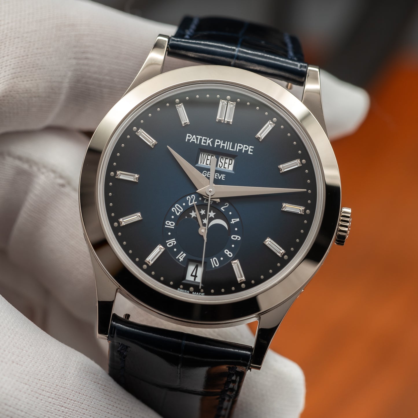 Patek Philippe Annual Calendar Moon Phase — White Gold | Blue Dial | Ref. 5396G-017 | Brand New | 2026