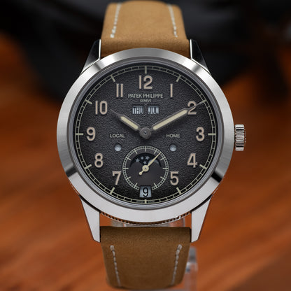 Patek Philippe Annual Calendar Travel Time — White Gold | Charcoal Dial | Ref. 5326G-001 | 2026