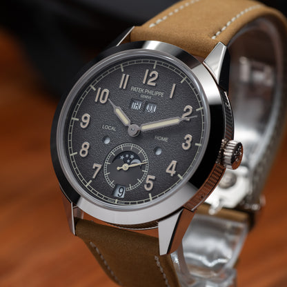Patek Philippe Annual Calendar Travel Time — White Gold | Charcoal Dial | Ref. 5326G-001 | 2026