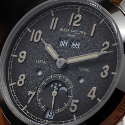 Patek Philippe Annual Calendar Travel Time — White Gold | Charcoal Dial | Ref. 5326G-001 | 2026
