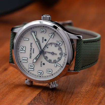 Patek Philippe Calatrava Pilot Travel Time — White Gold | Ivory Dial | Ref. 5524G-010 | 2026