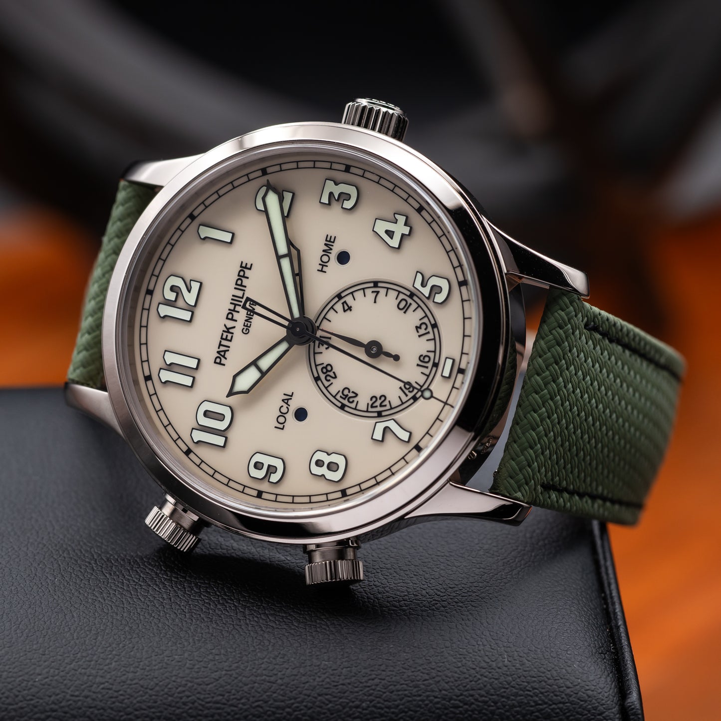 Patek Philippe Calatrava Pilot Travel Time — White Gold | Ivory Dial | Ref. 5524G-010 | 2026