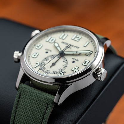 Patek Philippe Calatrava Pilot Travel Time — White Gold | Ivory Dial | Ref. 5524G-010 | 2026