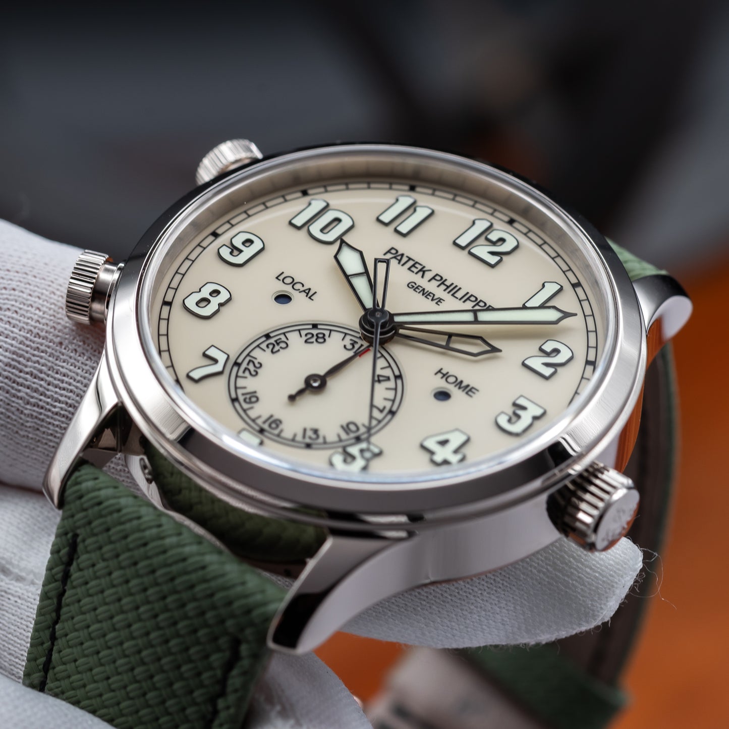 Patek Philippe Calatrava Pilot Travel Time — White Gold | Ivory Dial | Ref. 5524G-010 | 2026