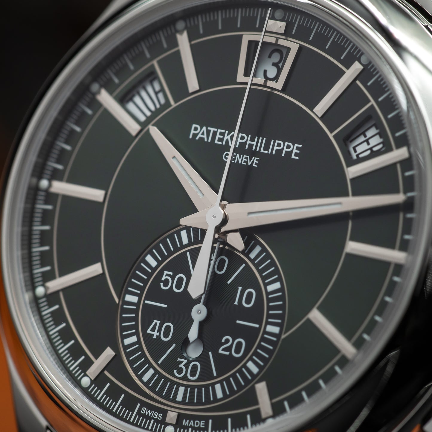 Patek Philippe Flyback Chronograph Annual Calendar — Steel | Olive Green Dial | Ref. 5905/1A-001 | 2026