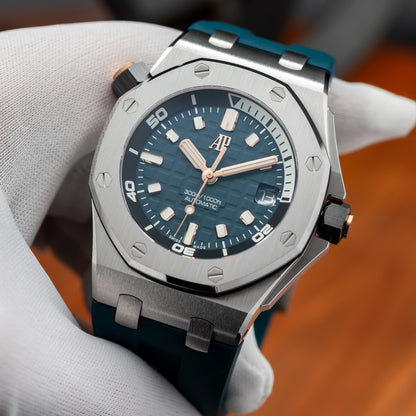Audemars Piguet Royal Oak Offshore Diver — Steel | Abyssal Blue Dial | Ref. 15720ST.OO.A403CA.01 | 2026