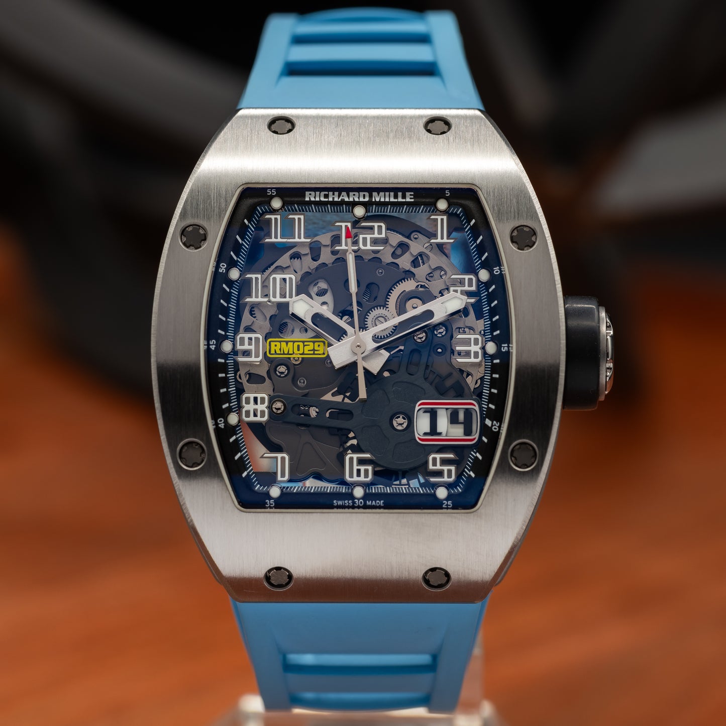 Richard Mille RM 029 — Titanium | Skeletonized Dial | Automatic with Oversize Date | 2018