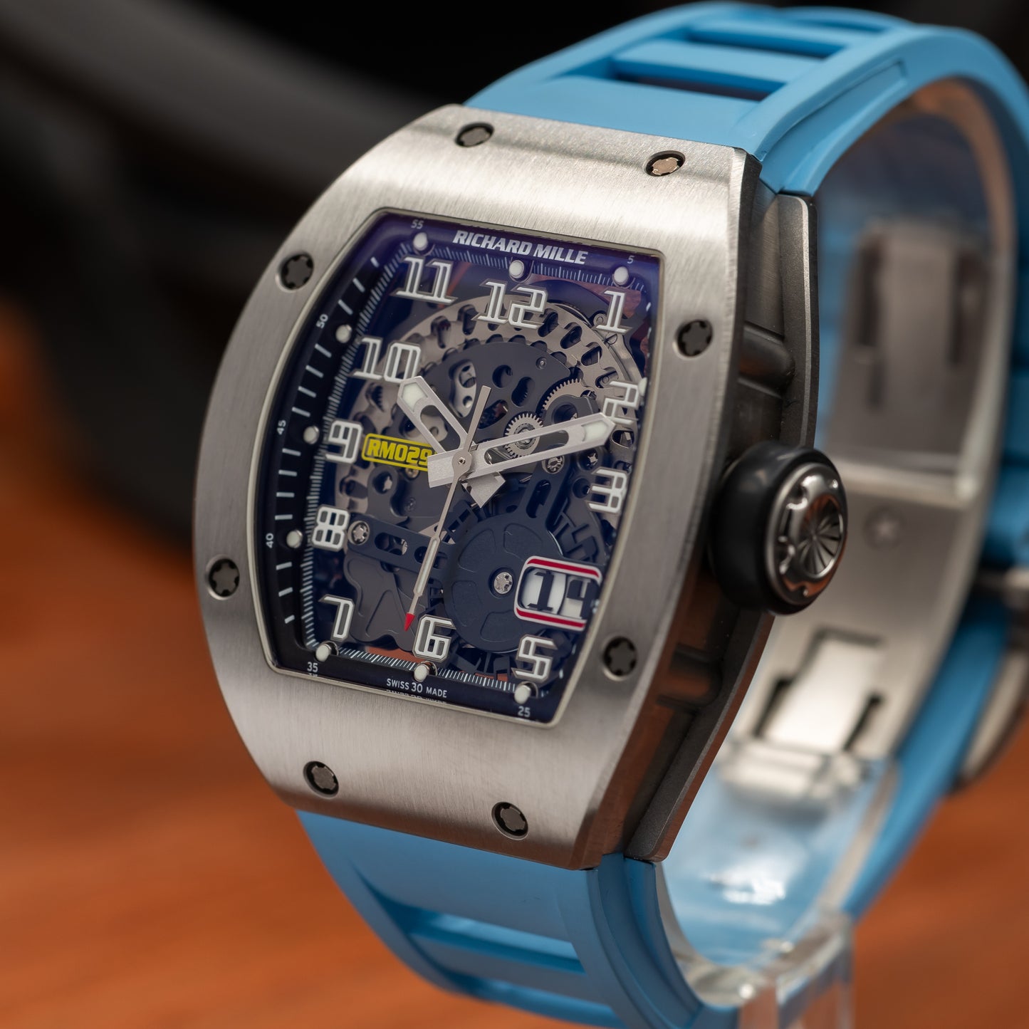 Richard Mille RM 029 — Titanium | Skeletonized Dial | Automatic with Oversize Date | 2018