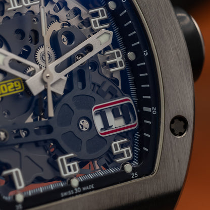 Richard Mille RM 029 — Titanium | Skeletonized Dial | Automatic with Oversize Date | 2018