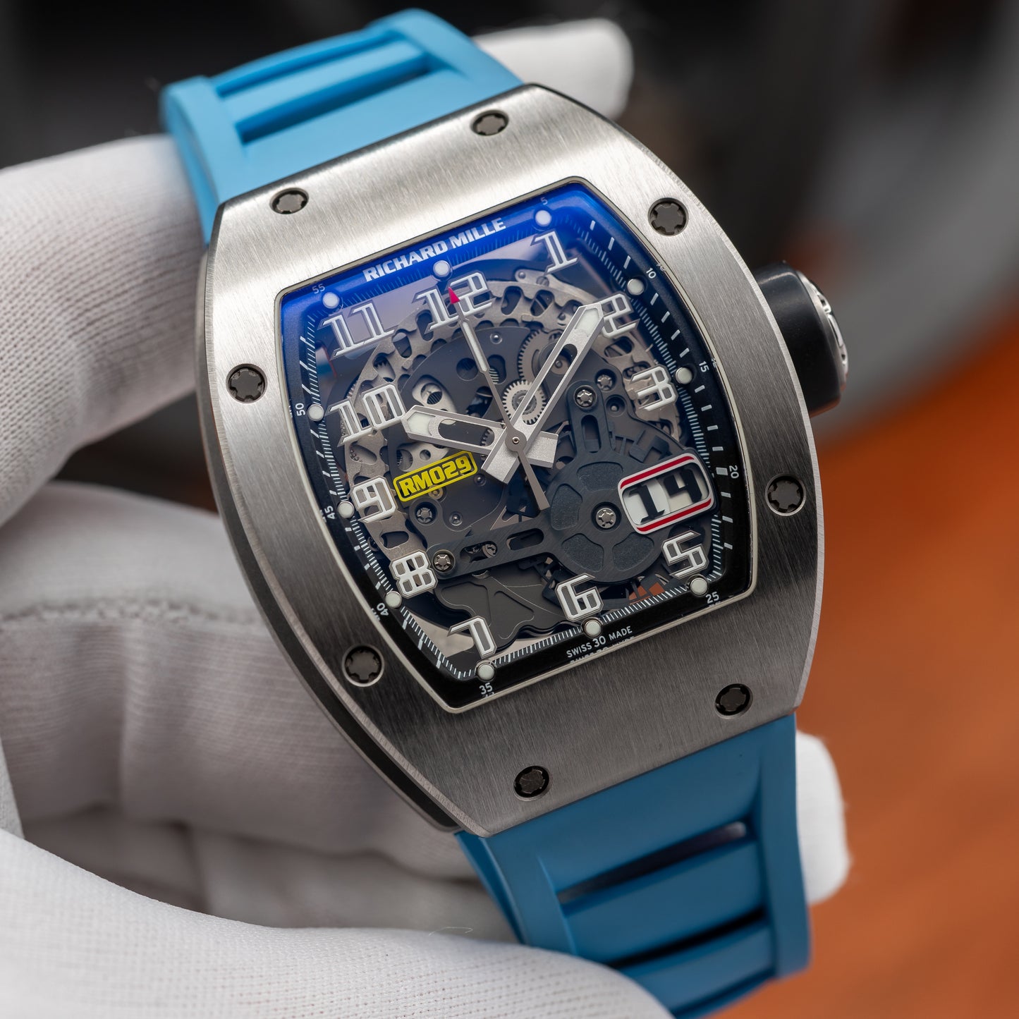 Richard Mille RM 029 — Titanium | Skeletonized Dial | Automatic with Oversize Date | 2018