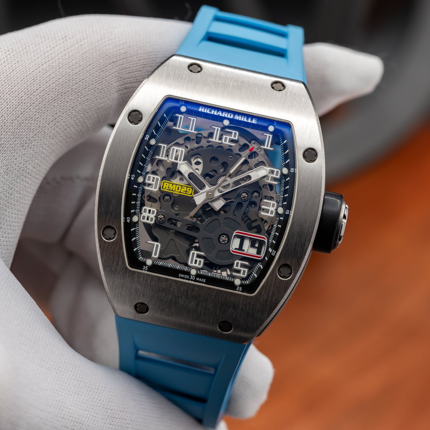 Richard Mille RM 029 — Titanium | Skeletonized Dial | Automatic with Oversize Date | 2018