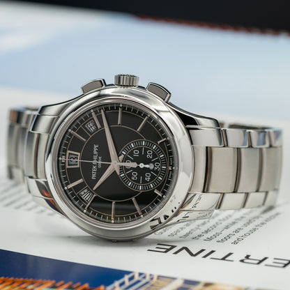Patek Philippe Flyback Chronograph Annual Calendar — Steel | Olive Green Dial | Ref. 5905/1A-001 | 2026