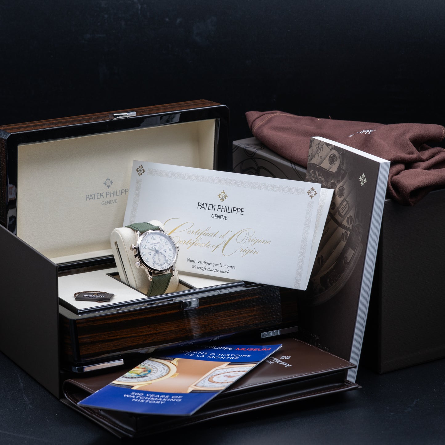 Patek Philippe Calatrava Pilot Travel Time — White Gold | Ivory Dial | Ref. 5524G-010 | 2026