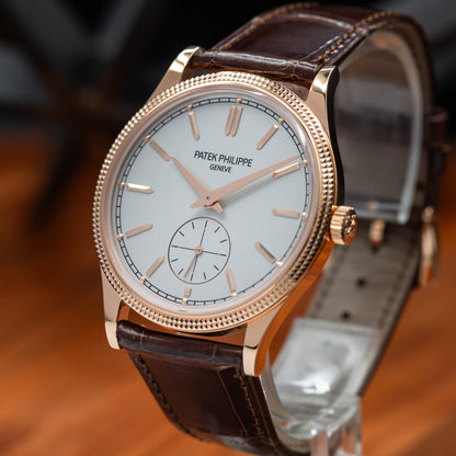 Patek Philippe Calatrava — Rose Gold | Silvery Grained Dial | Ref. 6119R-001 | 2026