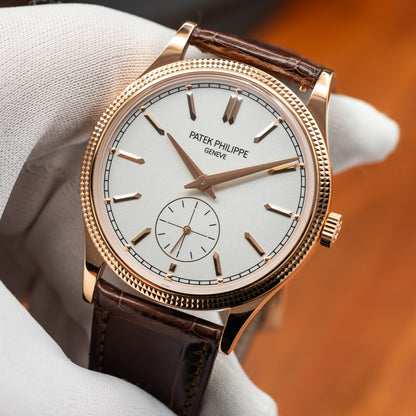 Patek Philippe Calatrava — Rose Gold | Silvery Grained Dial | Ref. 6119R-001 | 2026