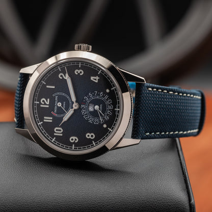 Patek Philippe Calatrava 8-Day, Instantaneous Day-Date — White Gold | Blue Dial | Ref. 5328G-001 | 2026